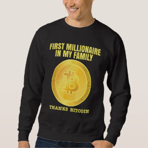 Bitcoin Millionaire Dezentralisierung Crypto Sweatshirt