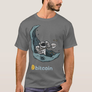 Bitcoin Mining Astronaut HODL BTC Kryptowährung C T-Shirt