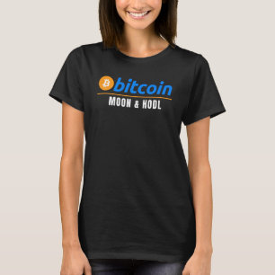 Bitcoin Moon & Hodl Hodl Crypto Blockchain Funny B T-Shirt