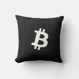 Bitcoin Neuron Black Kissen