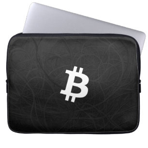 Bitcoin Neuron Schwarz Laptopschutzhülle