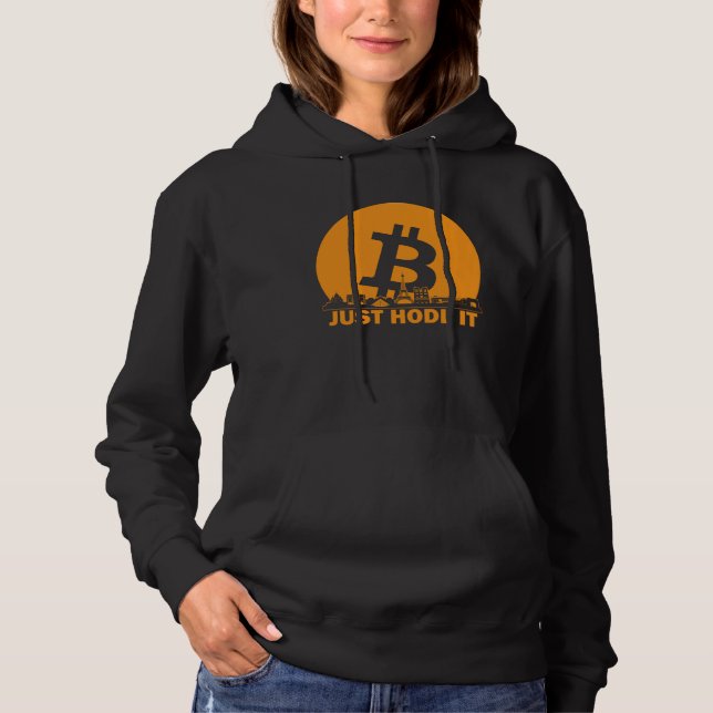 Bitcoin Paris Skyline  Paris Bitcoin Maximalist Hoodie (Vorderseite)
