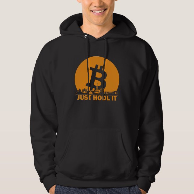 Bitcoin Paris Skyline  Paris Bitcoin Maximalist Hoodie (Vorderseite)