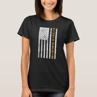 Bitcoin Patriotismus Patriotische Vintage-Amerikan T-Shirt
