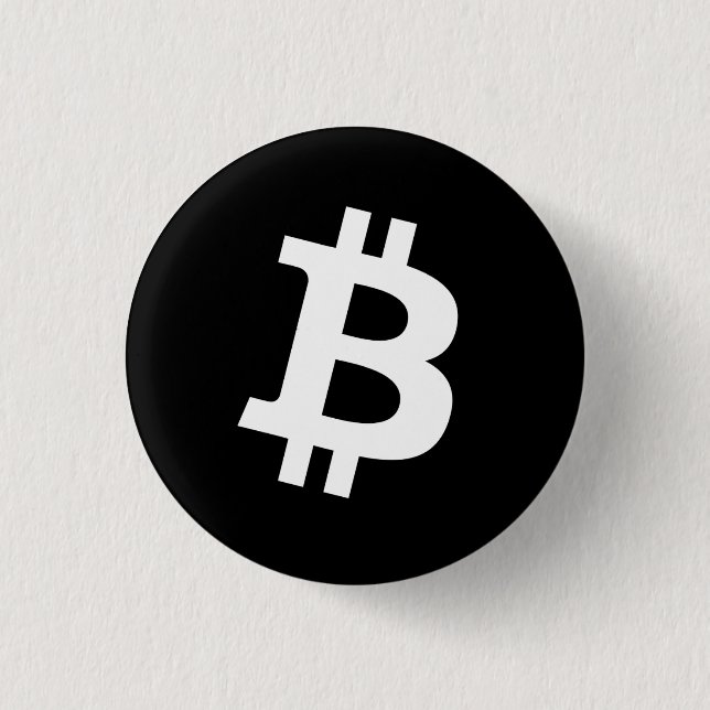 Bitcoin Pin Button (Small) (Vorderseite)