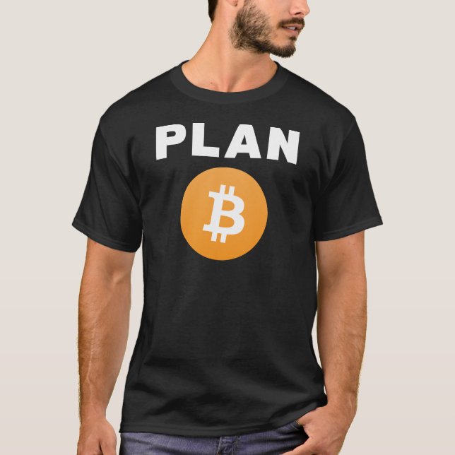 Bitcoin-Plan B T-Shirt (Vorderseite)