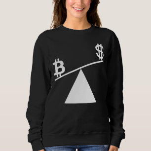 Bitcoin Plan B Zeit für Plan B Akzeptieren Bitcoin Sweatshirt