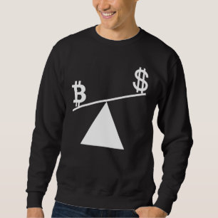 Bitcoin Plan B Zeit für Plan B Akzeptieren Bitcoin Sweatshirt