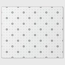 Bitcoin Polka Dots Geschenkpapier