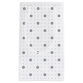 Bitcoin Polka Dots Gift Bag (Small)  Kleine Geschenktüte