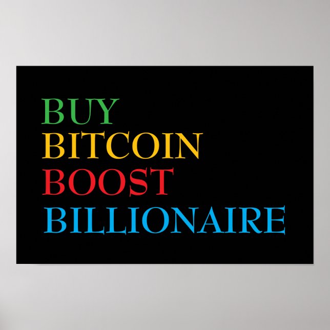 Bitcoin Poster (Vorne)