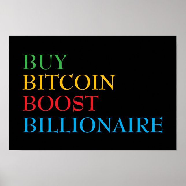 Bitcoin Poster (Vorne)