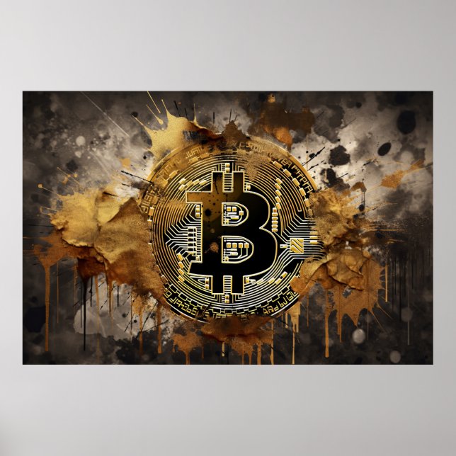 Bitcoin Poster und Download (Vorne)