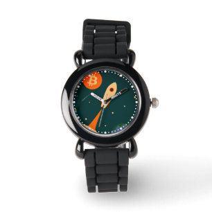 Bitcoin Rakete Armbanduhr