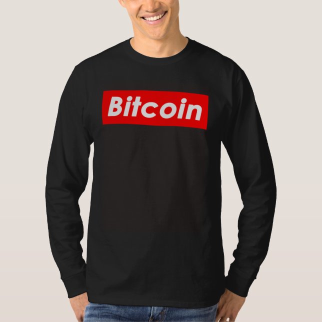 Bitcoin Rare Style Crypto T-Shirt (Vorderseite)