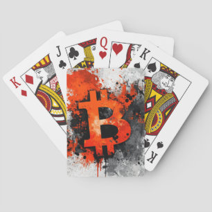 Bitcoin red spielkarten