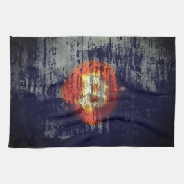 Bitcoin Resilient Art Geschirrtuch