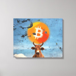 Bitcoin Resilient Bull (HD) Leinwanddruck