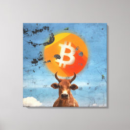 Bitcoin Resilient Bull (HD) Leinwanddruck