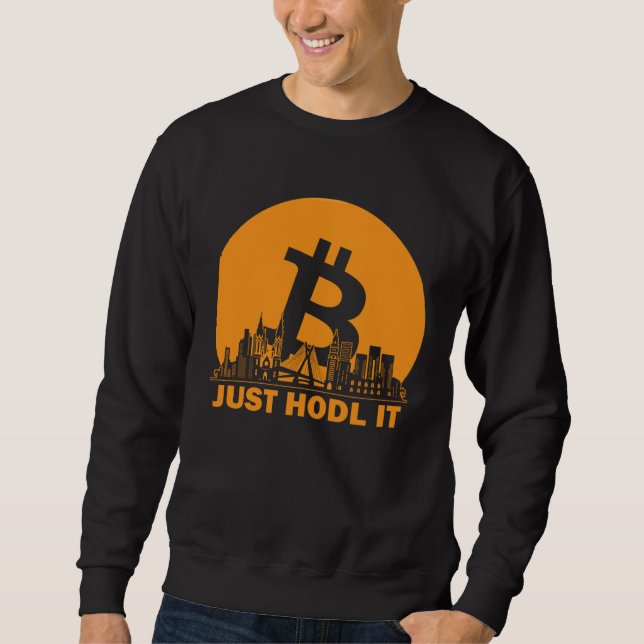 Bitcoin São Paulo Skyline  São Paulo Bitcoin Maxim Sweatshirt (Vorderseite)
