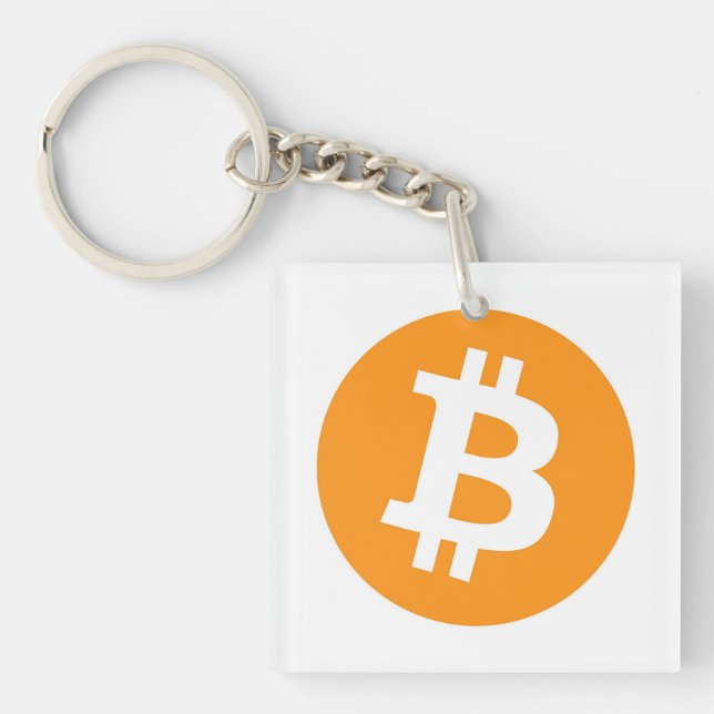 Bitcoin-Schlüsselanhänger Schlüsselanhänger (Vorderseite)