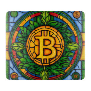 Bitcoin-Schneidbrett Schneidebrett