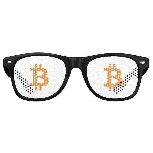 Bitcoin-Sonnenbrille Party-Schattierungen Partybrille (Vorderseite)