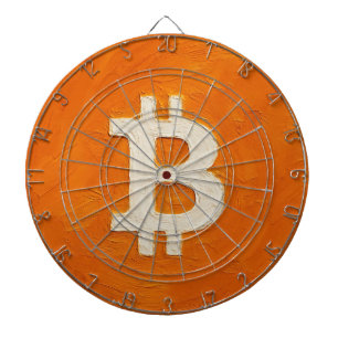 Bitcoin-Standard (Öl, Stil: 1) Dartscheibe