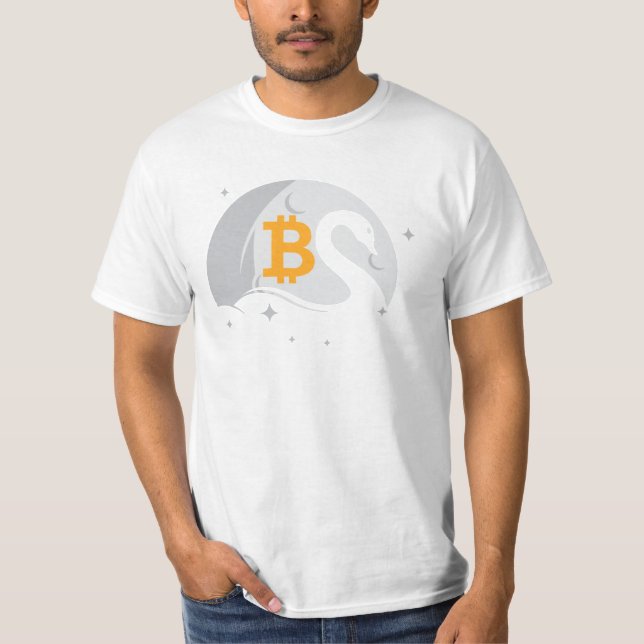 Bitcoin Swan T-Shirt (Vorderseite)