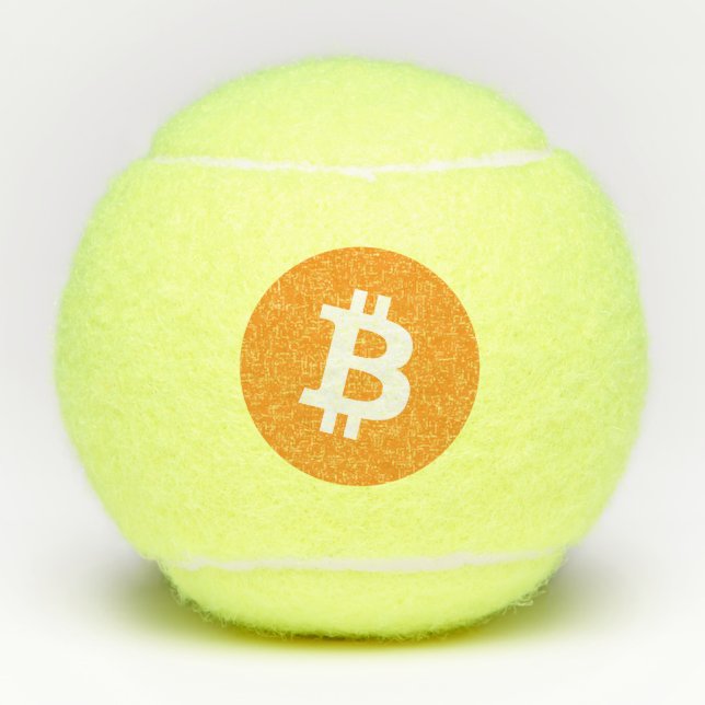 Bitcoin Tennis Ball (Vorderseite)