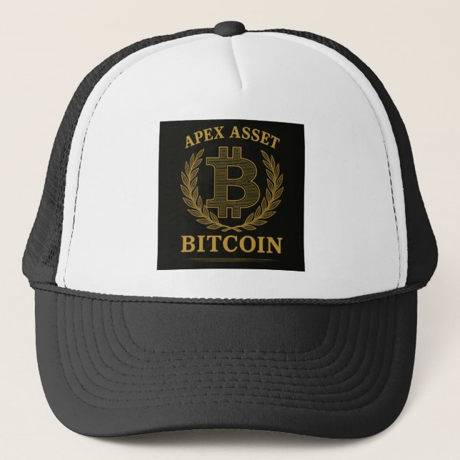 Bitcoin the apex asset truckerkappe (Vorderseite)