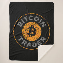 Bitcoin Trader Grunge Text Circle Kontur Black