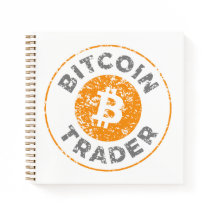 Bitcoin Trader Grunge Text Circle Kontur Square