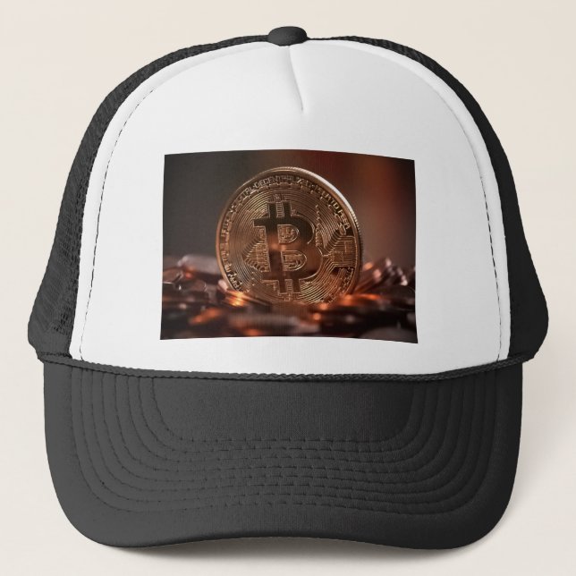 Bitcoin Truckerkappe (Vorderseite)