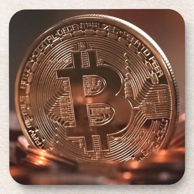 Bitcoin Untersetzer (Vorderseite)