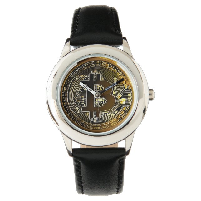 Bitcoin Watch Armbanduhr (Vorderseite)