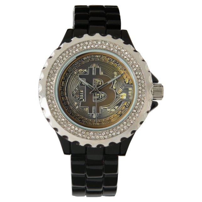 Bitcoin Watch for Woman Armbanduhr (Vorderseite)