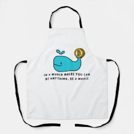 Bitcoin Whale Crypto Investor & BTC Trading Design Schürze