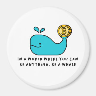 Bitcoin Whale T - Shirt Magnet