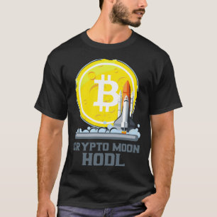 Bitcoin Zum Mond Krypto Währung Hodl T-Shirt