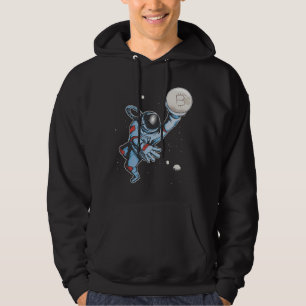 Bitcoin zum Mondastronauten Hoodie