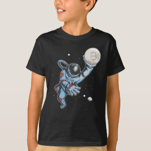 Bitcoin zum Mondastronauten T-Shirt