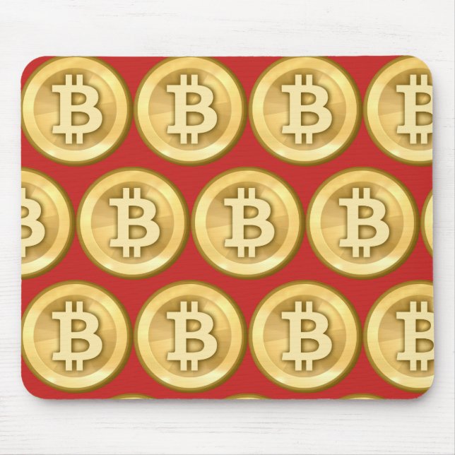 Bitcoins anpassen mousepad (Vorne)