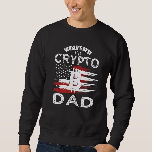Bitcoins Gold für Bitcoiner Crypto Vater Miner Sweatshirt (Vorderseite)
