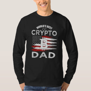 Bitcoins Gold für Bitcoiner Crypto Vater Miner T-Shirt