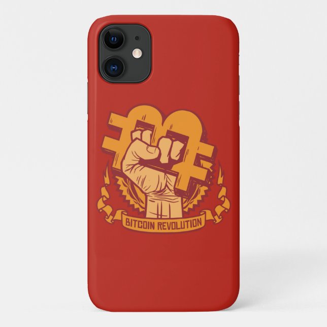 Bitcos Kryptowährungsrevolution Case-Mate iPhone Hülle (Rückseite)