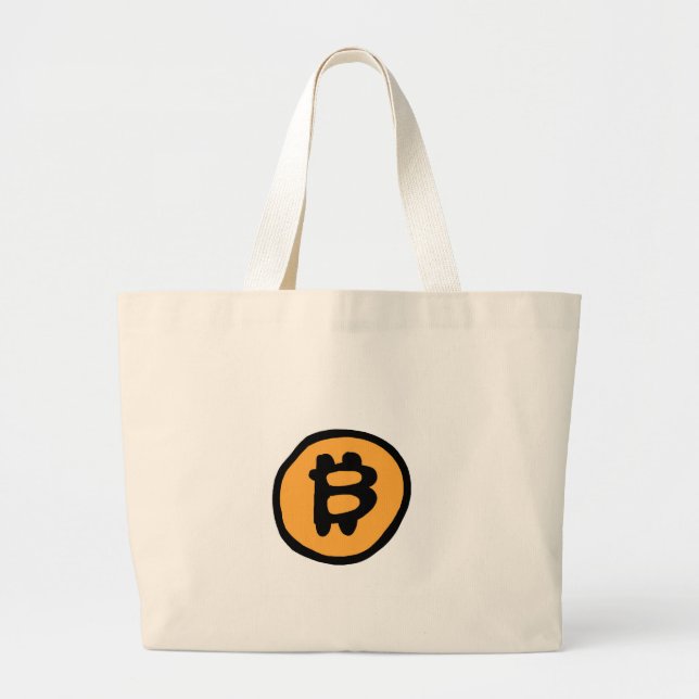 Bitcosinsammlung Jumbo Stoffbeutel (Vorne)