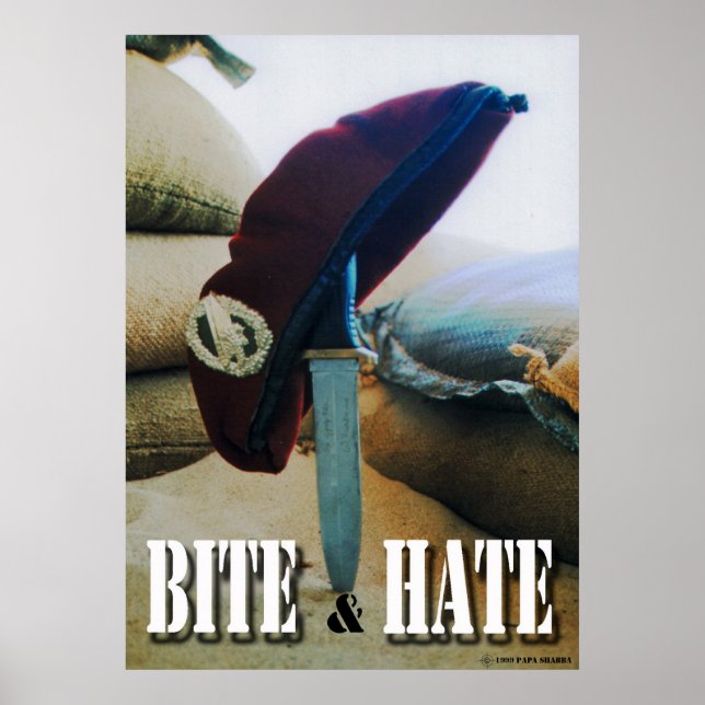 Bite & Hate Poster (Vorne)