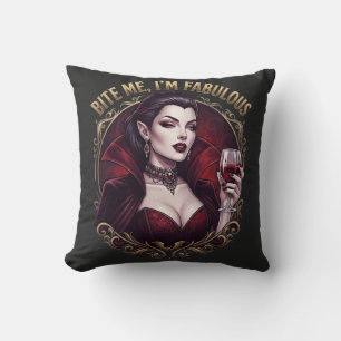 Bite Me, ich bin ein fantastischer Vampir-Gothic-W Kissen