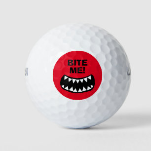 Bite Me lustig, maßgeschneidert Wilson Golfbälle G